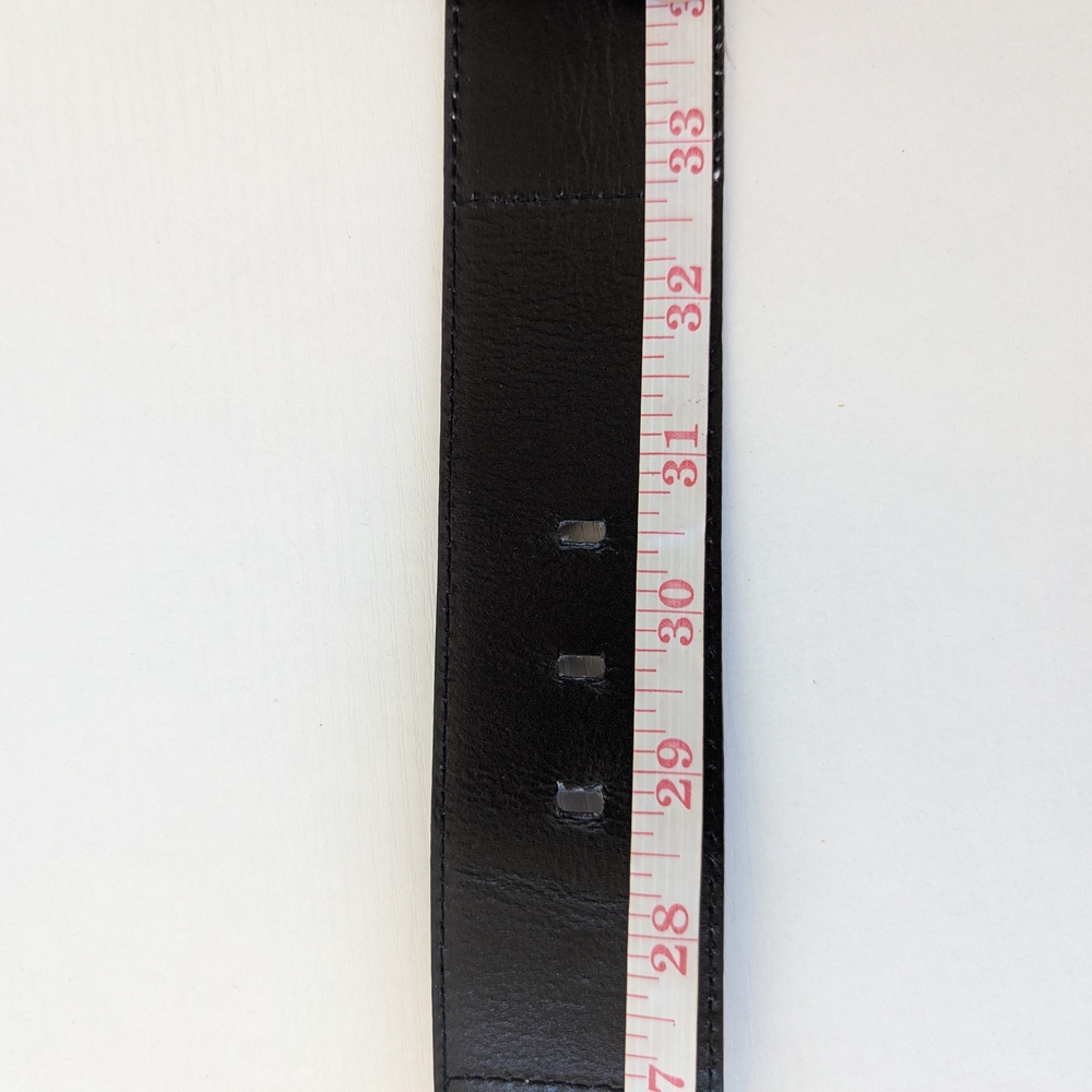 Escada Vintage wide leather belt from the 1980s, known for its distinctive "Roll - Picture 8 of 11